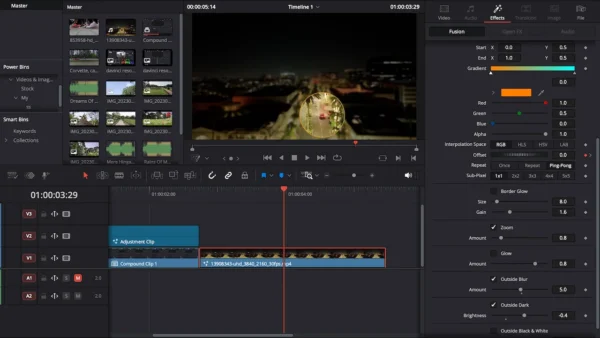 Circle Highlight and Zoom Effect for DaVinci Resolve | Smart Circle Focus