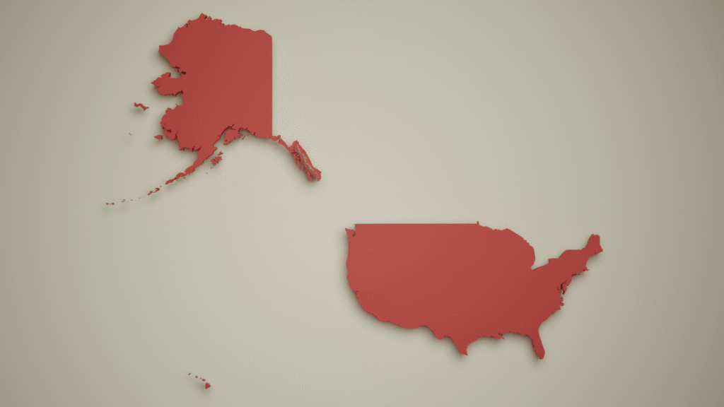 USA 3D Map - Free Download