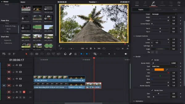Picture-in-Picture Effect Template for DaVinci Resolve | PiP Frame