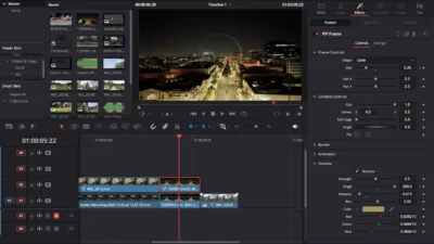 Picture-in-Picture Effect Template for DaVinci Resolve | PiP Frame