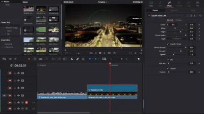 Free DaVinci Resolve Liquid Glass Effect | Liquid Glass Lite