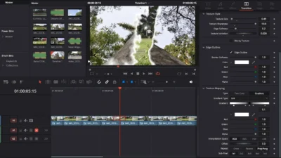 Free Customizable Cinematic Transition Template for DaVinci Resolve | Texture Wipe