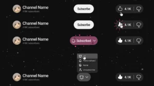 YouTube Like and Subscribe Animation Titles for DaVinci Resolve | YouTube CTA Pack