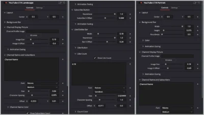 YouTube Like and Subscribe Animation Titles for DaVinci Resolve | YouTube CTA Pack