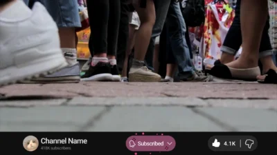 YouTube Like and Subscribe Animation Titles for DaVinci Resolve | YouTube CTA Pack
