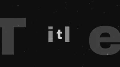 Text Reveal Inward & Outward Titles for DaVinci Resolve | 6 Animation Presets