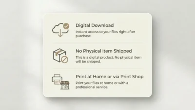 United States Political Map Printable | Clean Minimal Edition with States, Capitals & Major Cities