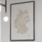 germany-minimalist-political-map-lifestyle-interior Germany Minimalist Political Map - Modern Printable Wall Art (English & German)