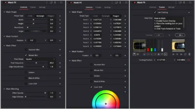 Face Blur, Mosaic and Motion Masking Toolkit for DaVinci Resolve | Mask FX