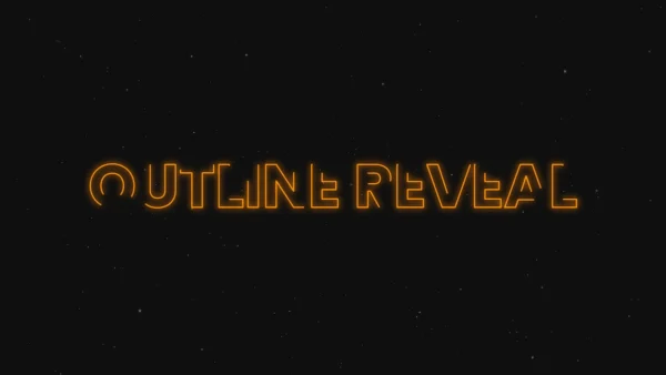 Text Outline Reveal for DaVinci Resolve - Animated Outline Title Preset