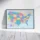 USA Political Map Printable, United States Map with States Capitals Cities, Wall Art Poster