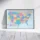 USA Political Map Printable, United States Map with States Capitals Cities, Wall Art Poster