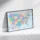 USA Political Map Printable, United States Map with States Capitals Cities, Wall Art Poster