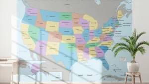 United States Political Map Printable | USA States and Capitals Map (Multi-Size PDF & JPG)