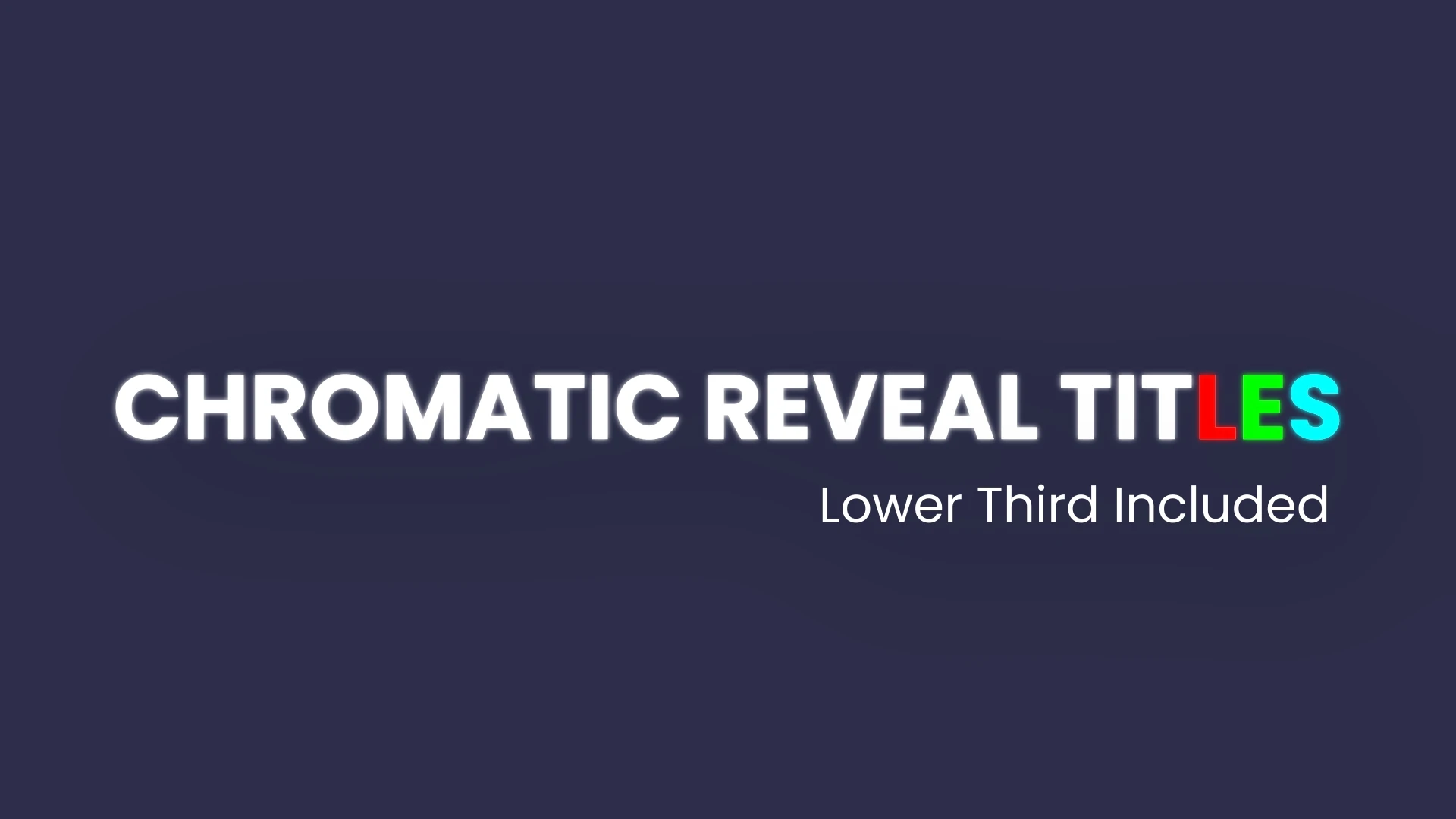 Animated Text Reveal Titles & Lower Third Template for DaVinci Resolve ...