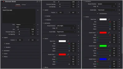 chromatic-reveal-text-titles-with-lower-third-inspector-preview-davinci-resolve Animated Text Reveal Titles & Lower Third Template for DaVinci Resolve | Chromatic Reveal