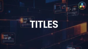 DaVinci Resolve Text Animation Pack - Character and Word Slide, Scale & Kinetic Titles (10 Presets)