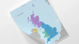 Canada Population Density Map with Terrain Printable | Canada Demographic Map Poster