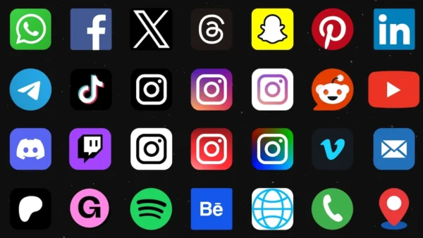 Social Media Icon Generator for DaVinci Resolve | Supports 23 Platforms