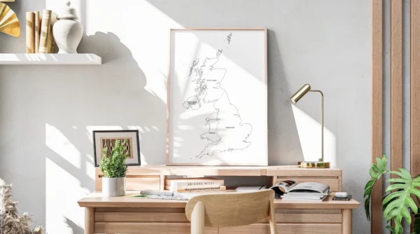 United Kingdom Blank Map Printable Pack - UK Outline Map (6 Versions, Multi-Size PDF & JPG)