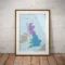 United Kingdom Political Map Printable - Classroom & Clean Editions | Capitals & Major Cities (PDF & JPG)