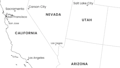 usa-blank-fully-labeled-map-zoom-detail-preview USA Blank & Labeled Map Printable Bundle - United States Outline, States & Capitals (9 Versions, Multi-Size PDF & JPG)