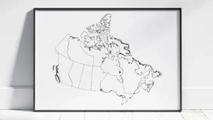 canada-blank-outline-map-printable-bundle-provinces-territories-borders-thick-black-frame Canada Blank Outline Map Printable Bundle | 6 Map Styles | Province & Territory Borders | PDF & JPG