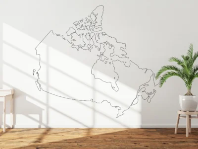 Canada Blank Outline Map Printable Bundle | 6 Map Styles | Province & Territory Borders | PDF & JPG