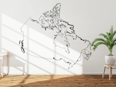 Canada Blank Outline Map Printable Bundle | 6 Map Styles | Province & Territory Borders | PDF & JPG