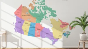 Canada Political Map Minimalist Printable | Provinces, Territories, Capitals & Major Cities | Light & Muted Editions
