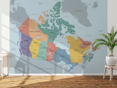 Canada Political Map Printable | Provinces, Territories, Capitals & Major Cities