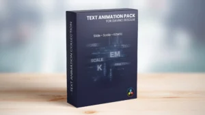 DaVinci Resolve Text Animation Pack - Character and Word Slide, Scale & Kinetic Titles (10 Presets)