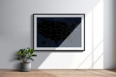 united-states-black-minimal-political-map-printable-states-capitals-cities-clean-wall-frame United States Black Minimal Political Map Printable, States, Capitals, Cities, Modern Wall Art