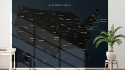 united-states-black-minimal-political-map-printable-states-capitals-cities-wall United States Black Minimal Political Map Printable, States, Capitals, Cities, Modern Wall Art