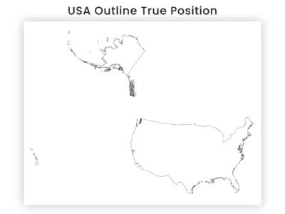 USA Blank Outline Map Printable Bundle | 10 United States Outline Styles | State Borders | PDF & JPG