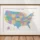 United States Political Map Printable | Clean Minimal Edition with States, Capitals & Major Cities