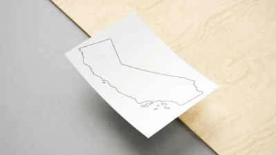 California Blank Outline Map Printable, JPG PDF PNG