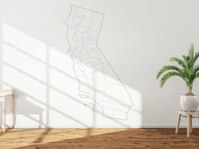 California Counties Map Printable, Blank & Labeled