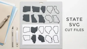 California SVG Cut File, State Silhouette, DXF EPS PNG Vector Files, for Cricut & Silhouette