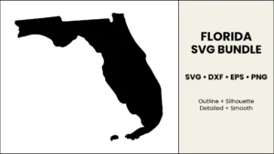 Florida SVG Bundle, State Cut Files, SVG DXF EPS PNG