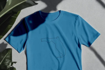 Florida SVG Cut File, State Silhouette, DXF EPS PNG Vector Files, for Cricut & Silhouette