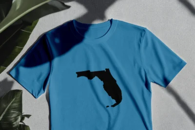 Florida SVG Cut File, State Silhouette, DXF EPS PNG Vector Files, for Cricut & Silhouette