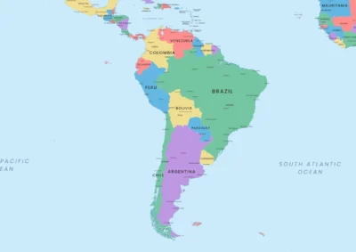 World Political Map Printable Poster | Countries, Capitals & Major Cities