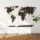 Minimalist World Map Printable (5 Color Variants) | Modern Wall Art Poster | Country Borders