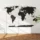 Minimalist World Map Printable (5 Color Variants) | Modern Wall Art Poster | Country Borders