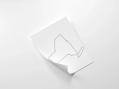 New York Blank Outline Map Printable, JPG PDF PNG