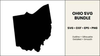 Ohio SVG Bundle, Cut Files for Cricut & Silhouette, DXF EPS PNG