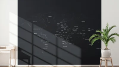 Printable World Map Bundle – Countries, Blank, Labeled, Color & Dark (5 Styles, JPG & PDF)