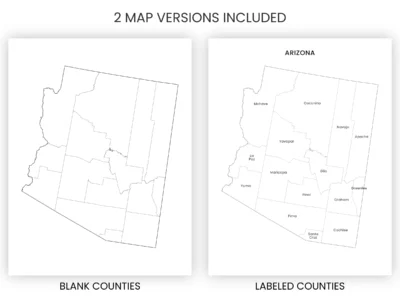 arizona-counties-map-printable-blank-labeled-included-map-versions-info Arizona Counties Map Printable, Blank & Labeled