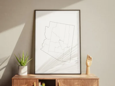 arizona-counties-map-printable-blank-study-table-frame Arizona Counties Map Printable, Blank & Labeled